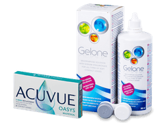 Acuvue Oasys Multifocal (6 линз) + Раствор Gelone 360 мл