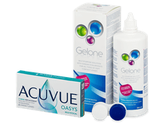 Acuvue Oasys Multifocal (6 линз) + Раствор Gelone 360 мл