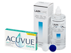 Acuvue Oasys Multifocal (6 линз) + Раствор Laim-Care 400 мл