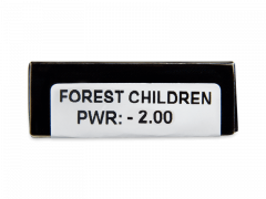CRAZY LENS - Forest Children - с диоптриями (2 однодневных цветных линз)