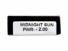 CRAZY LENS - Midnight Sun - с диоптриями (2 однодневных цветных линз)