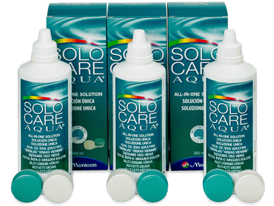 Раствор SoloCare Aqua 3 x 360 мл