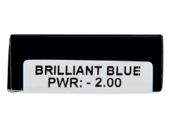TopVue Daily Color - Brilliant Blue - с диоптриями (2 однодневных цветных линз)