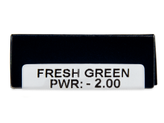 TopVue Daily Color - Fresh Green - с диоптриями (2 однодневных цветных линз)