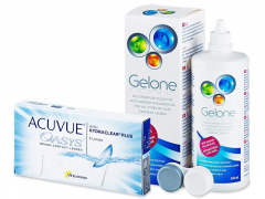 Acuvue Oasys (6 линз) + Раствор Gelone 360 мл