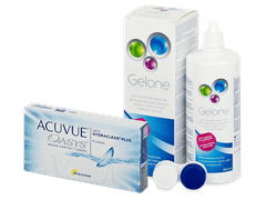 Acuvue Oasys (6 линз) + Раствор Gelone 360 мл