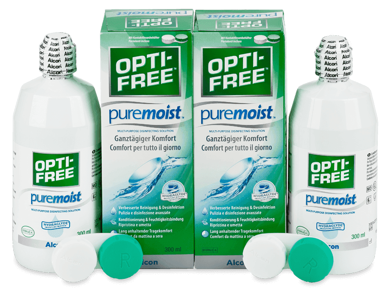 OPTI-FREE PureMoist Раствор 2 x 300 мл 